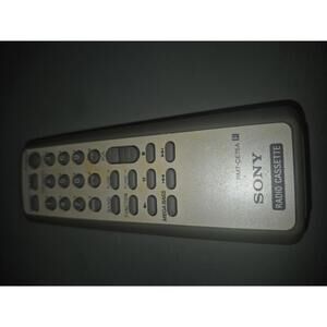 Sony Remote Controls for Radio Cassette and TV